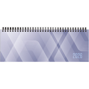Planning 2026 settimanale c/spirale carta 28,8x11,7 cm Azzurro 25-023007505C