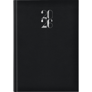Agenda 2026 settimanale gommato 17x24 cm Nero 25-054800406C