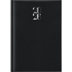 Agenda 2026 giornaliera gommato s/d sep. 21x29,7 cm Nero 25-065100406C