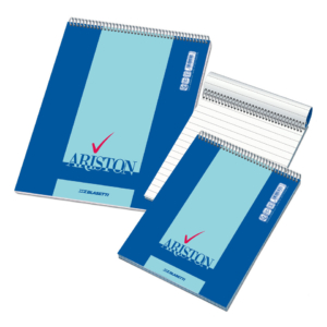 Blocco note spiralato Blasetti Ariston A5 - 60g/m² - 60 fogli - a righe 1R - 7181
