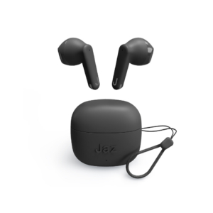 Auricolare TWS JAZ - controlli touch - case da 200 mAh - Nero - TEJZEARTWSAMBEBTK