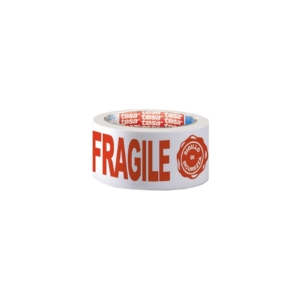 Nastro stampato Trasparente Tesa con scritta ''Fragile + Sigillo garanzia'' - 66 m x 50 mm - 07024-00018-03
