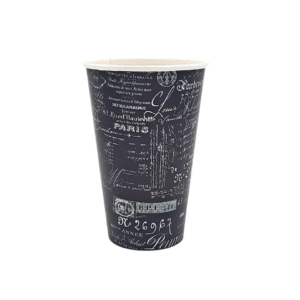 Bicchieri cocktail in cartoncino decoro Le Nappage Bistrot - 33 cl 61193LN (conf.20)