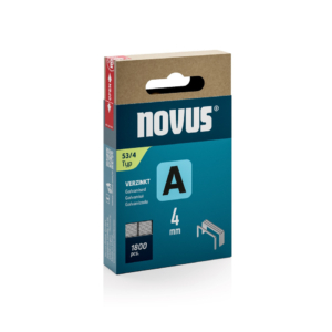 Punti tipo A 53/4 Novus per fissatrice - a filo sottile H205304 (scatola da 1800 punti)