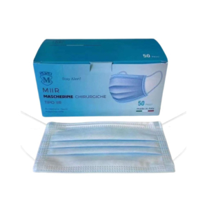Mascherine chirurgiche monouso Tipo IIR Azzurro - MIIR (conf.50)