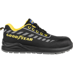 Scarpe antinfortunistiche in tessuto knit Goodyear GY STRIPE S1P nero-Giallo TG.42 - 735342