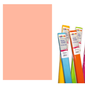 Carta crespa in rotolo CWR - 50x250 cm - 40g/m² Rosa carne 10713/07