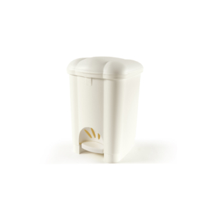 Pattumiera a pedale Perfetto ''Carolina'' panna 30 L 50136