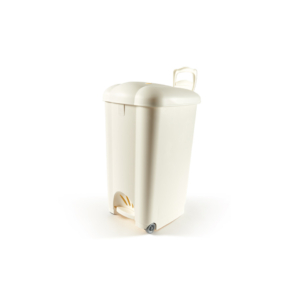 Pattumiera a pedale Perfetto ''Carolina'' panna 50 L 50141