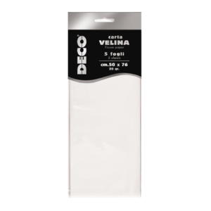 Carta velina CWR - 50x76 cm - 20g/m² Bianco 12283/01 (conf.5 fogli)