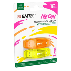 USB 2.0 Emtec C410 P2 Neon 16 GB ECMMD16GC410P2NEO