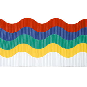 Bordo ondulato CWR in rotolo h.max 6 cm x 15 m - 170g/m² - Rosso 06276