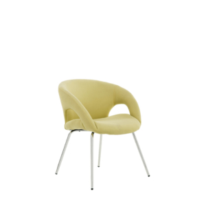 Poltrona attesa Serena Group Pensacola L.59xP.57,5xH.72 cm giallo W980GN