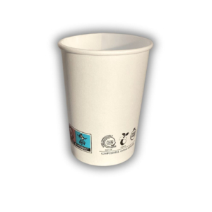 Bicchieri in carta e PLA bianchi Ferrari Bio 236 ml FBIO95 (conf.50)