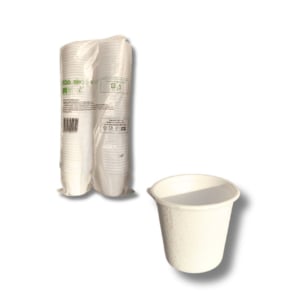 Bicchiere per caffè espresso in bagassa sbiancata Ferrari Bio 88 ml FBIO25 (conf.100)