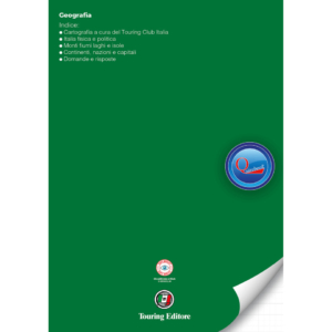 Quaderno rigatura universale Logos Quirebook A4 40 fogli - copertina verde scuro Geografia - rigatura RQ