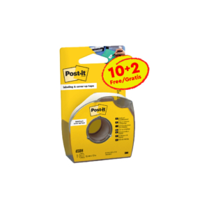 Nastro adesivo per correzione Post-it® Cover Up in carta removibile 25,4 mm x 17,7 m 6 righe (PROMO PACK 10+2)