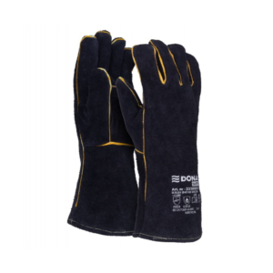 Guanti da lavoro per saldatura MIG in pelle bovina Donau Safety nero - Tg. 10/XL - 32185631-10 (conf.12)