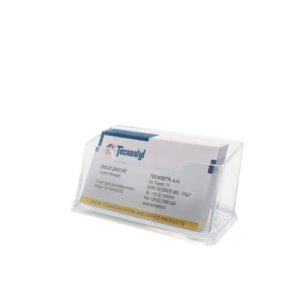 Porta biglietti da visita acrilico Tecnostyl ad 1 tasca trasparente BCH05