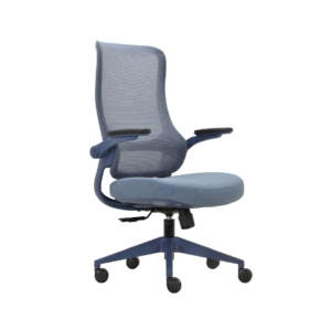 Seduta semi-direzionale Unisit Aurora braccioli regolabili e supporto lombare blu - LN18 BLU