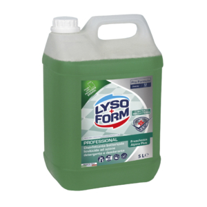 Detergente disinfettante multisuperficie professionale Lysoform 5 litri freschezza alpina Plus - 9300969