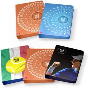 Raccoglitori 4 anelli Pigna Jannik Sinner A4 dorso 3 cm - soggetti assortiti - 023347230 (conf.5)