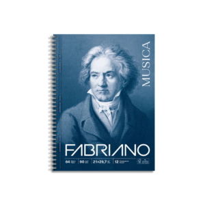 Quaderno musica spiralato Fabriano A4 - 90g/m² - 64 fogli 19100756