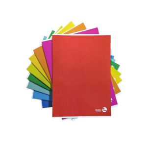 Maxi quaderni Be More Color Basic A4 80g/m² quadretti 5mm - 20 fogli + risguardo - copertine in colori assortiti - 0110603 (conf.10)