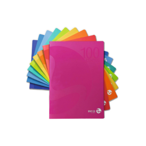 Maxi quaderni Be More Centus A4 100g/m² a quadretti Q con margine - 18 fogli + risguardo - copertine in 9 colori assortiti - 0101035 (conf.12)