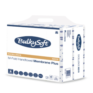 Asciugamani piegati a M Bulkysoft Luxury 21,5x32 cm bianco - 82319.E20 (15 conf. da 120 fogli)