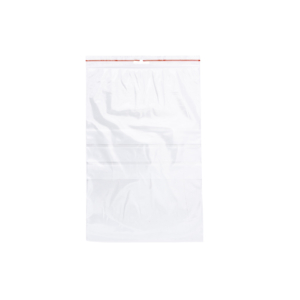 Buste traspatenti chiusura grip in LDPE 50 μm Q-Connect con banda scrivibile - contatto alimentare - 20x30 cm (conf.1000)