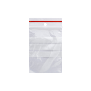 Buste traspatenti chiusura grip in LDPE 50 μm Q-Connect con banda scrivibile - contatto alimentare - 6x8 cm (conf.1000)