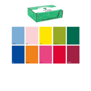 Carta regalo Kartos Kraft Everyday 70x100 cm - fogli in colori assortiti - 65g/m² - 18017 (conf.100)