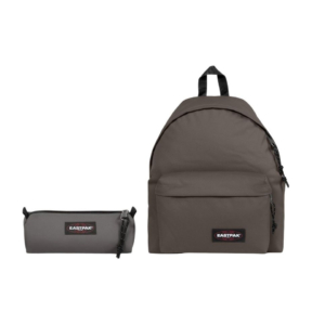 Set 2 zaini + 2 astucci Eastpak Padded Pak'r® e Benchmark Single Silent Stone