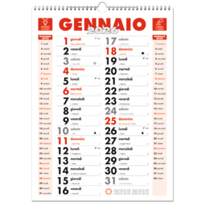 Calendario da muro O.C.L. 30x40 cm - 1402