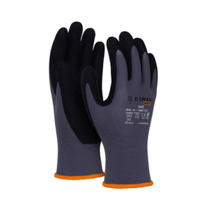 Guanti da lavoro Donau Safety in nylon e rivestiti con schiuma di nitrile sul palmo Tg. 11 - 32061721-11 (conf.12)