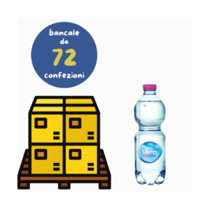 Bancale 72 confezioni da 24 bottiglie di Acqua Vera naturale 500 ml