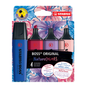 Evidenziatori Stabilo Boss Nature Colors Wildflowers Edition 2-5 mm assortiti (conf.4)