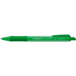 Penna a sfera a scatto Stabilo Pointball Colorful 0,5 mm verde menta - 6033/4-36