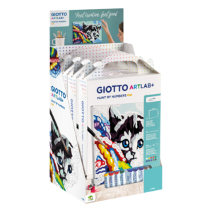 Set Giotto Art Lab Paint By Numbers colora con i numeri - gatti - F582700