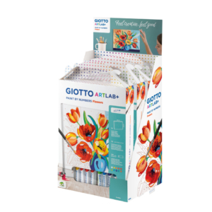 Set Giotto Art Lab Paint By Numbers colora con i numeri - fiori - F582600
