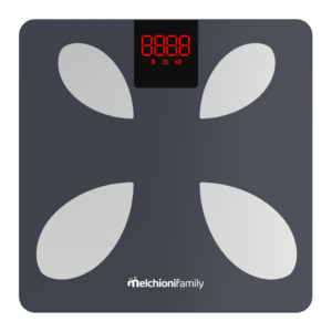 Bilancia pesa persone Smart digitale 0-180 Kg Melchioni Family Piuma con display LCD colorato - 118230012