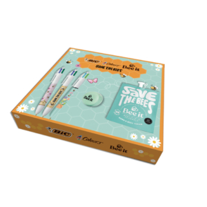 Cofanetto Save The Bees BIC - 303440 (conf.3 penne 4 Colours® + crema mani e corpo Bee It)