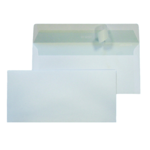 Buste senza finestra Blasetti Strip 80 con lembo strip - 80g/m² bianco - 11x23 cm - 0008 (conf.500)