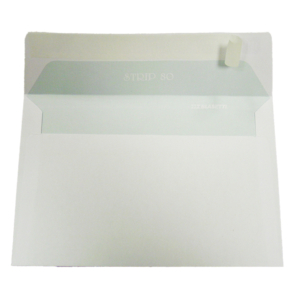 Buste senza finestra Blasetti Strip 80 con lembo strip - 80g/m² bianco - 12x18 cm - 0006 (conf.500)