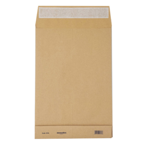 Buste a sacco Blasetti Monodex Avana in carta kraft 120g/m² - fondo quadro - 30+4x40 cm - 0936 (conf.250)