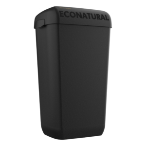 Cestino porta rifiuti 23 litri Lucart Professional Econatural Flow 55,8x34,5x23 cm nero - 892512