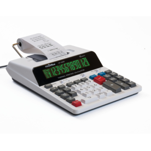 Calcolatrice scrivente termica Nikoffice CP-3200 - display 12 cifre - bianco - 08NIK117/B