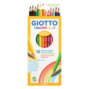 Matite colorate Giotto Colors Smile 3 mm - colori assortiti - F278300 (conf.12)