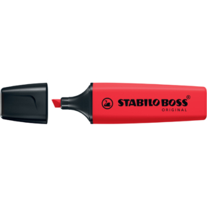 Evidenziatore Stabilo Boss Original 2-5 mm rosso carminio - 70/48